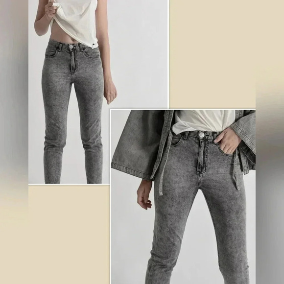 One X OneTeaspoon Society Legend Denim Jeans Grey Society Size 26 - Picture 1 of 13
